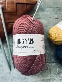 VIAMAJA Strik Og Hækling<Garn Akryl 200 gram - Oldrose