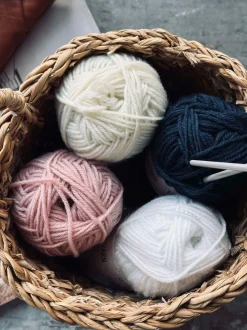 VIAMAJA Strik Og Hækling<Garn Polyester 50 gram - Creme