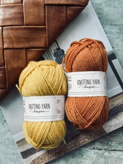 VIAMAJA Strik Og Hækling<Garn Polyester 50 gram - Gul