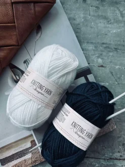 VIAMAJA Strik Og Hækling<Garn Polyester 50 gram - Hvid