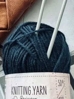 VIAMAJA Strik Og Hækling<Garn Polyester 50 gram - Navy