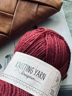 VIAMAJA Strik Og Hækling<Garn Polyester 50 gram - Rød