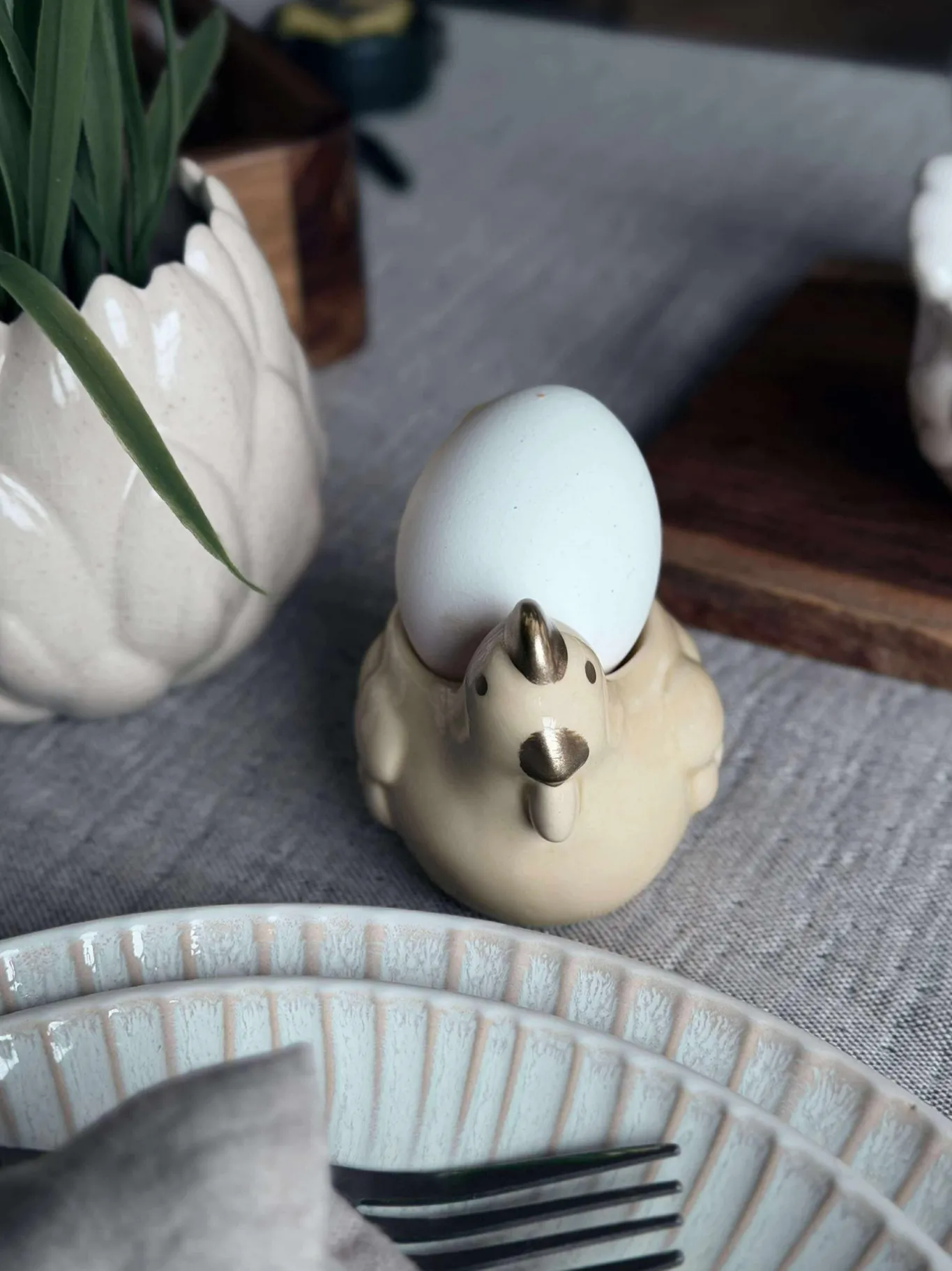 VIAMAJA Porcelæn Og Stentøj|Bestik Og Køkkenredskaber<Æggeholder - Color mix