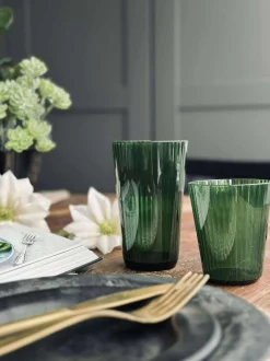 VIAMAJA Krus, Kopper Og Glas|Camping Og Picnic<Glas Claire 300ml. Grøn - 2 stk.