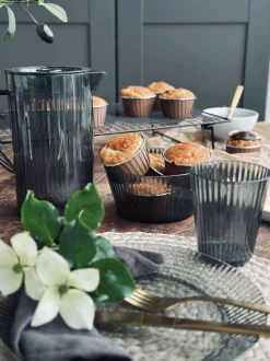 VIAMAJA Krus, Kopper Og Glas|Camping Og Picnic<Glas DAILY Grey - 4 stk.
