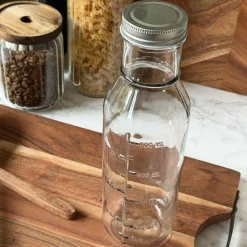 VIAMAJA Kander Og Karafler|Alt Til Bagning<Glasflaske med Måleenheder - 1000 ml