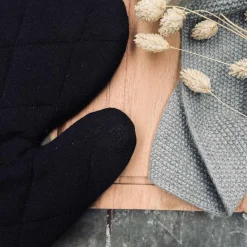 VIAMAJA Grydelapper Og Forklæder<Grillhandske i sort quilt
