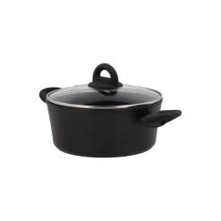 VIAMAJA Gryder Og Pander<Gryde - Med glaslåg - Aluminium/keramisk belægning