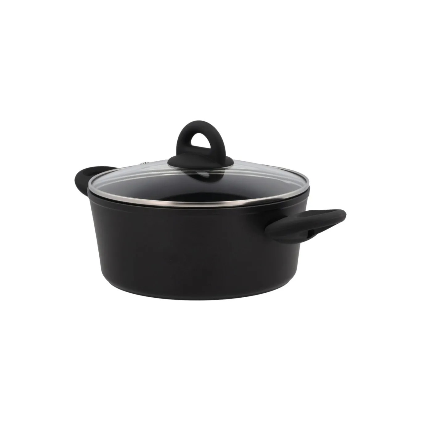 VIAMAJA Gryder Og Pander<Gryde - Med glaslåg - Aluminium/keramisk belægning