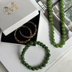 VIAMAJA Halskæder<Halskæde Mary Emerald