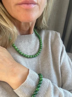 VIAMAJA Halskæder<Halskæde Mary Emerald