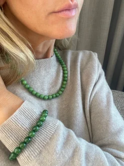 VIAMAJA Halskæder<Halskæde Mary Emerald
