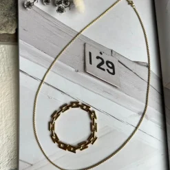 VIAMAJA Halskæder<Halskæde Roseanne 18k forgyldt - 59cm