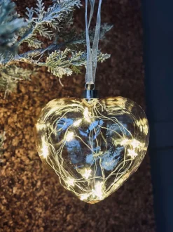 VIAMAJA Led Jul|Jul<Hjerteophæng med lys