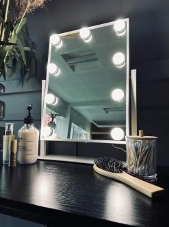 VIAMAJA Spejle|Badeaccessories<Hollywood Makeup Spejl - Hvid