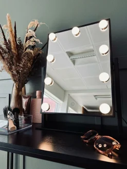 VIAMAJA Badeaccessories<Hollywood Makeup spejl med lys - Black