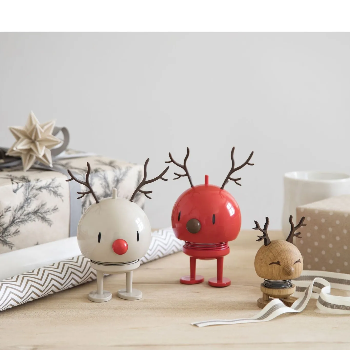 VIAMAJA Interiør|Pynte Genstande<Hoptimist - Bimble - Rensdyr - Small - Oak