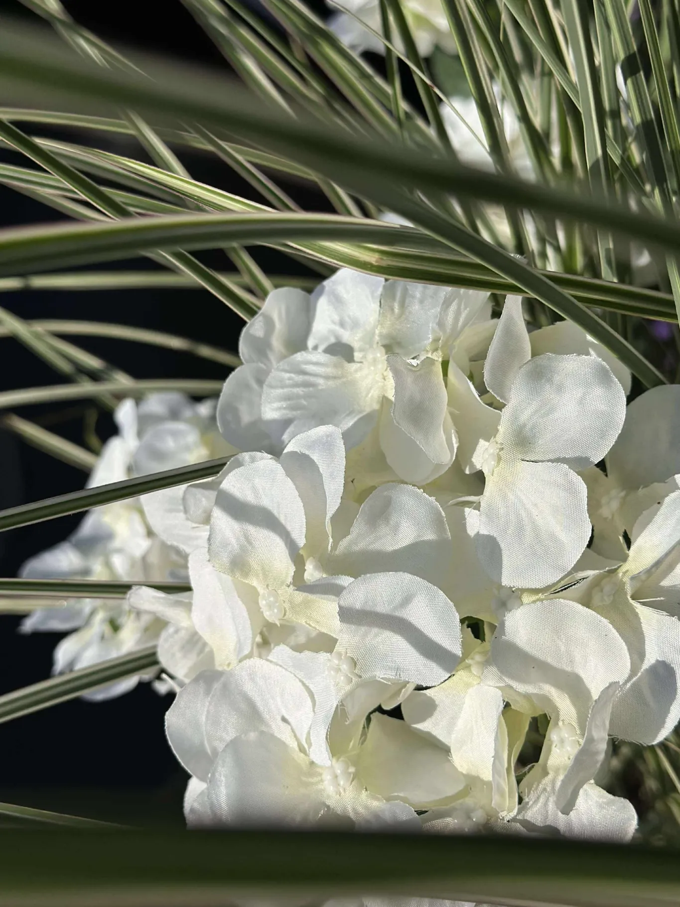 VIAMAJA Lys Og Led|Udendørs Led<Hortensia med solceller - Hvid