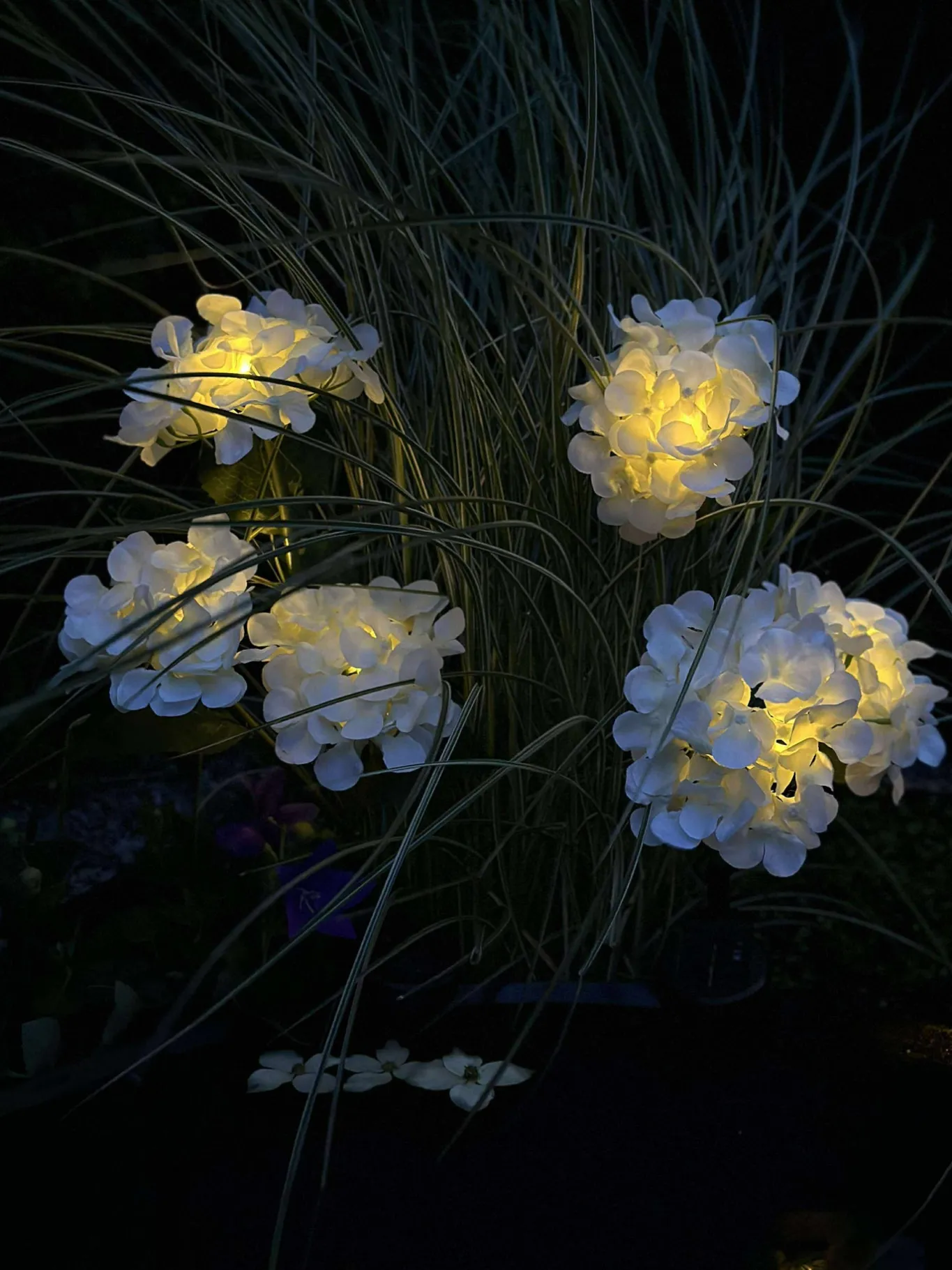 VIAMAJA Lys Og Led|Udendørs Led<Hortensia med solceller - Hvid