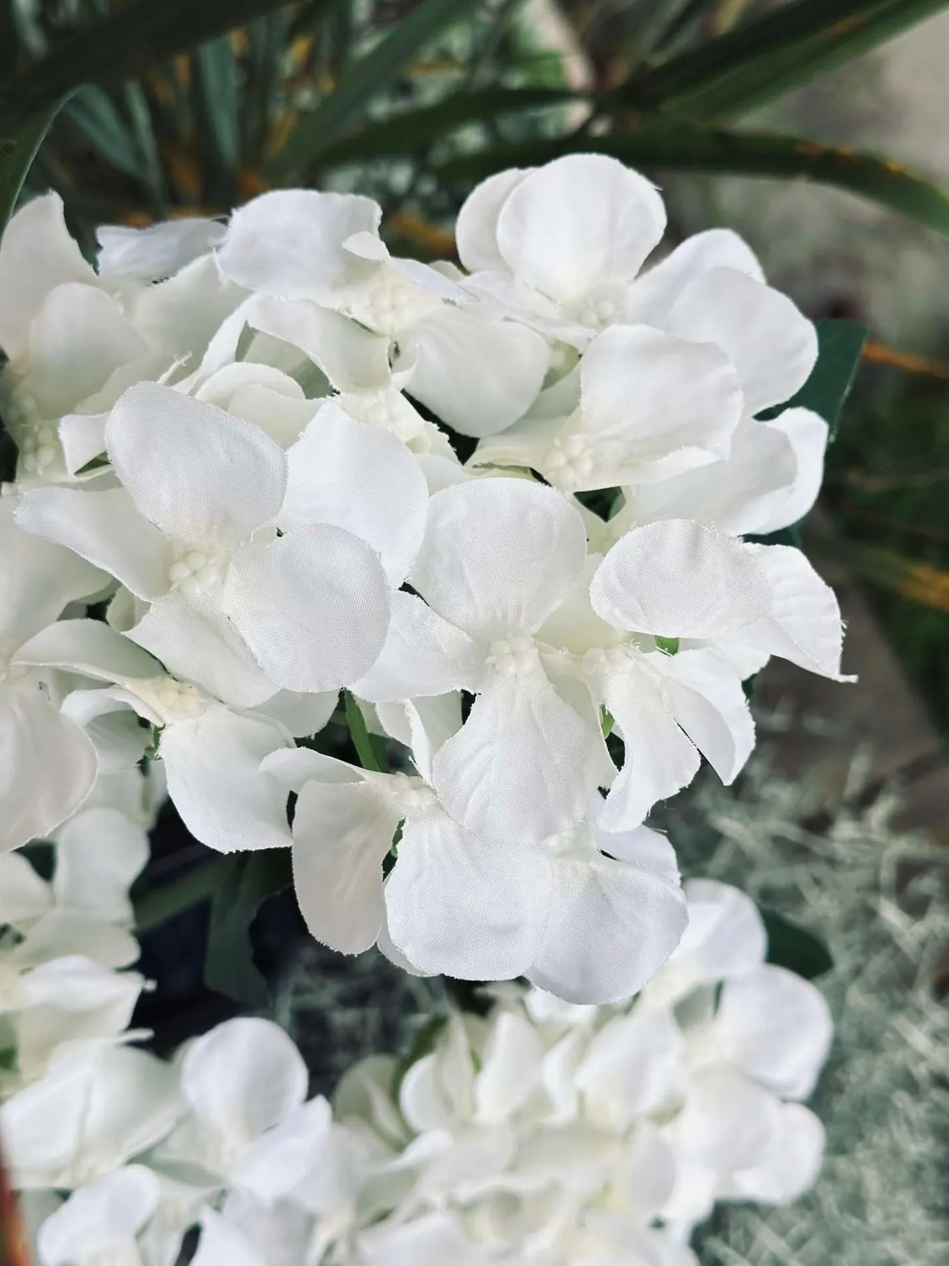 VIAMAJA Lys Og Led|Udendørs Led<Hortensia med solceller - Hvid