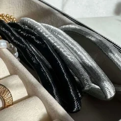 VIAMAJA Hår Accessories<Hårelastikker Black / Silver - 2 mix