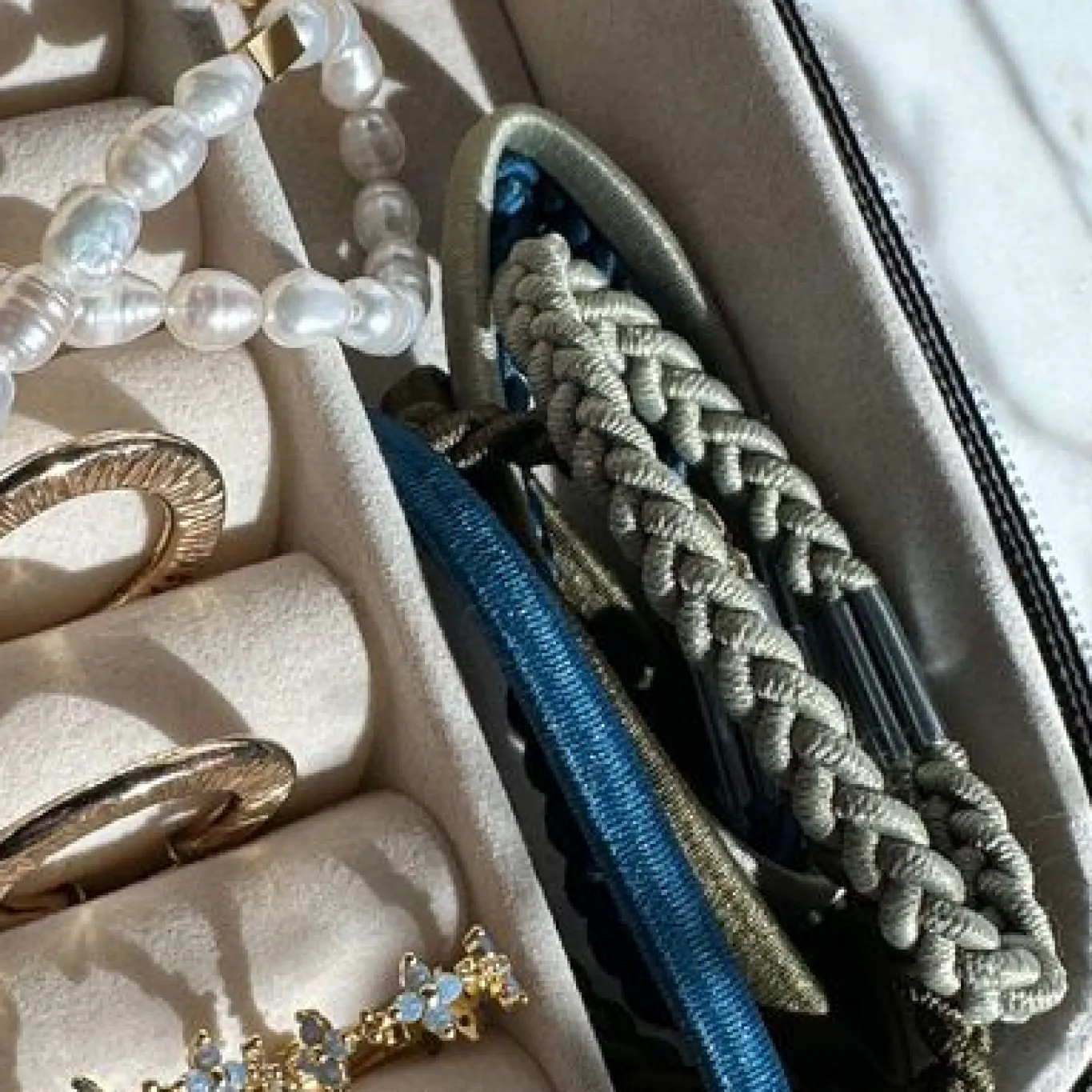 VIAMAJA Hår Accessories<Hårelastikker Blue / Green - 6 stk
