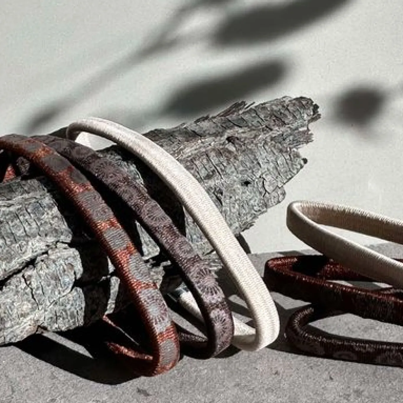 VIAMAJA Hår Accessories<Hårelastikker Brown - 2 mix