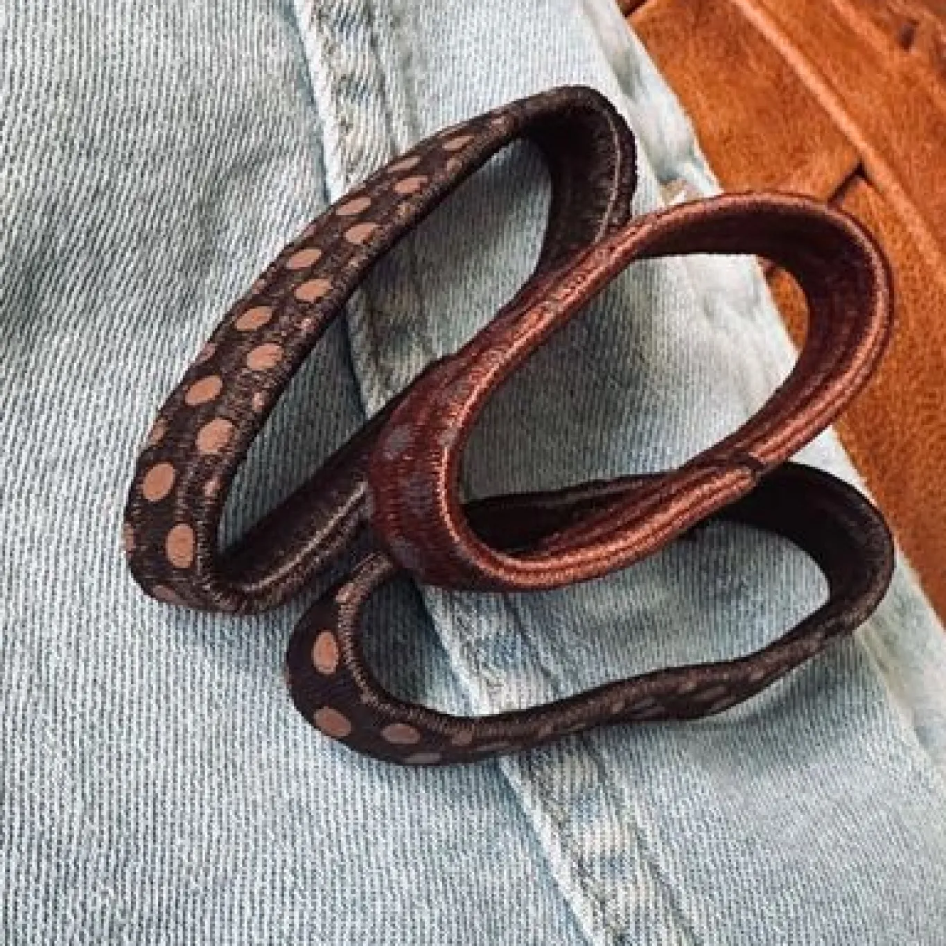 VIAMAJA Hår Accessories<Hårelastikker Brown - 3 stk