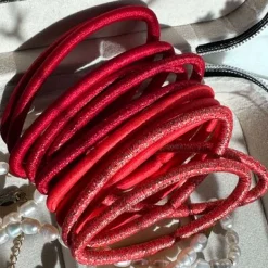 VIAMAJA Hår Accessories<Hårelastikker Red Glitter - 4 mix