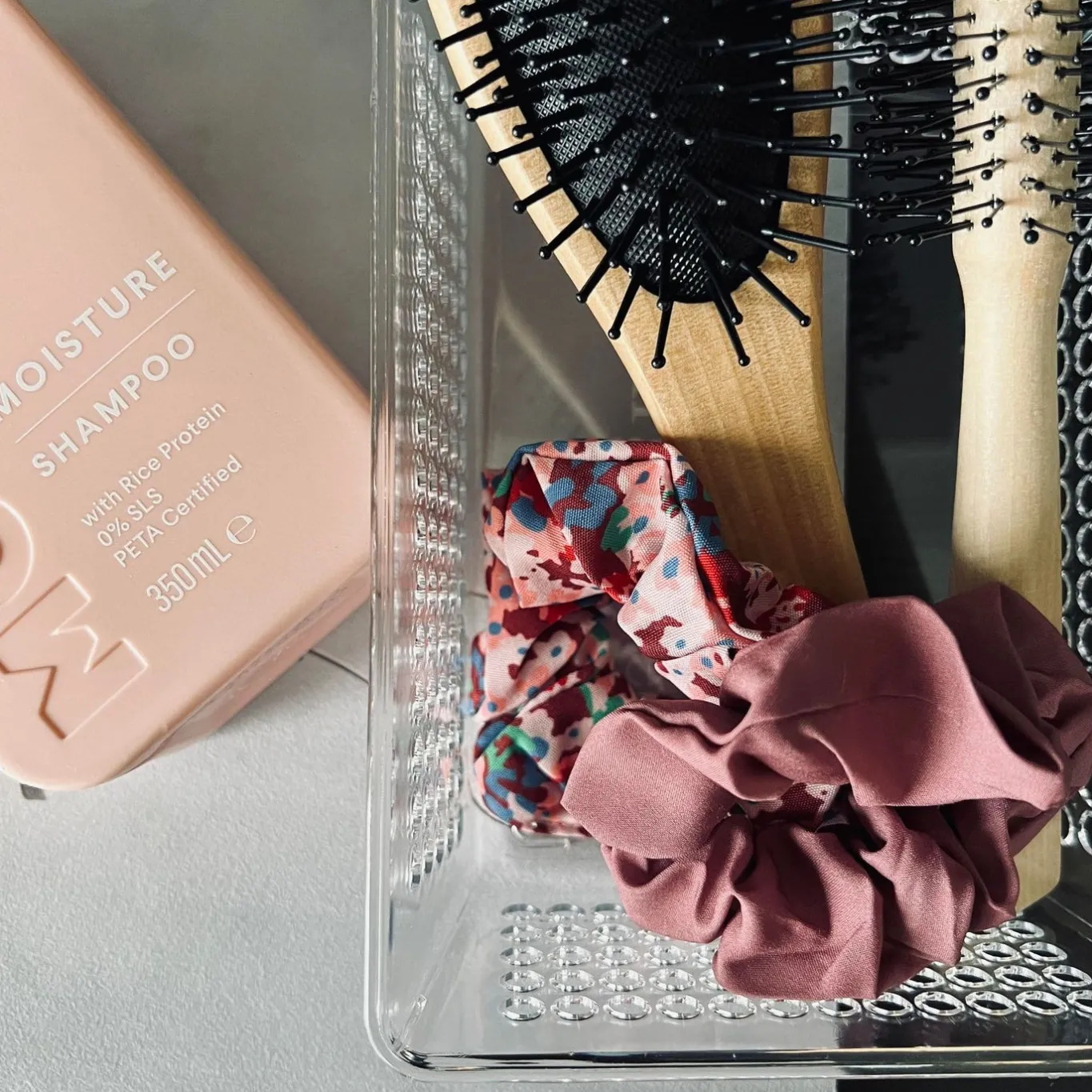 VIAMAJA Hår Accessories<Hårelastikker scrunchie 2 stk - Rose mix