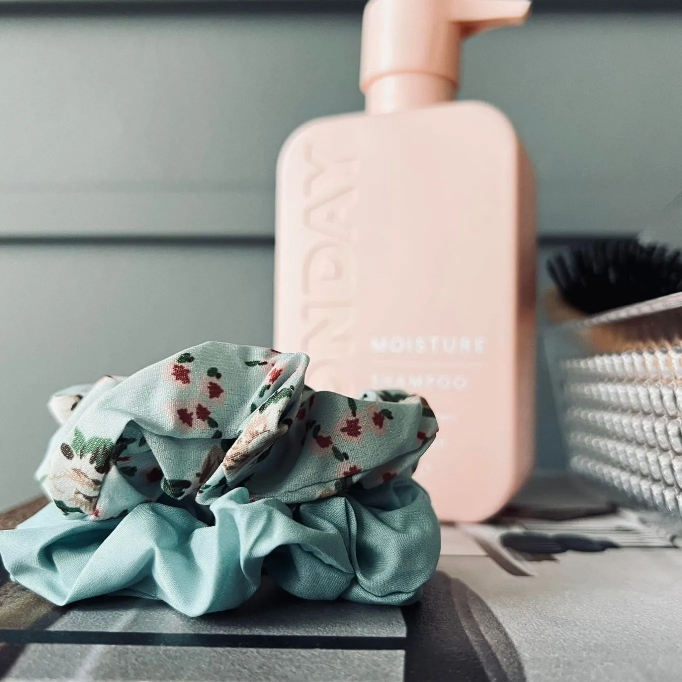 VIAMAJA Hår Accessories<Hårelastikker scrunchie 2 stk - Green mix