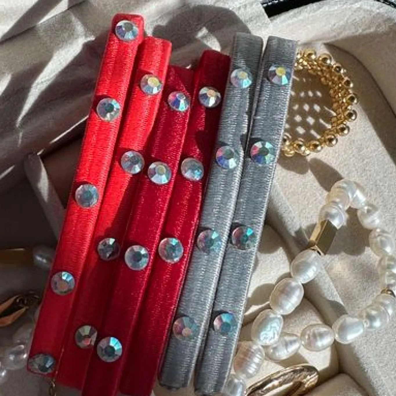 VIAMAJA Hår Accessories<Hårelastikker Sparkling Red Mix