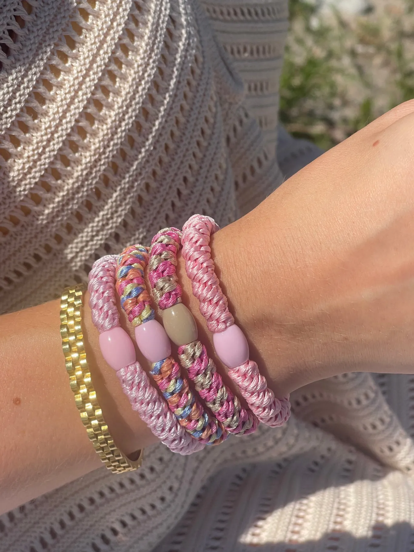 VIAMAJA Hår Accessories<Hårelastikker Supreme Soft pink - 4 stk.
