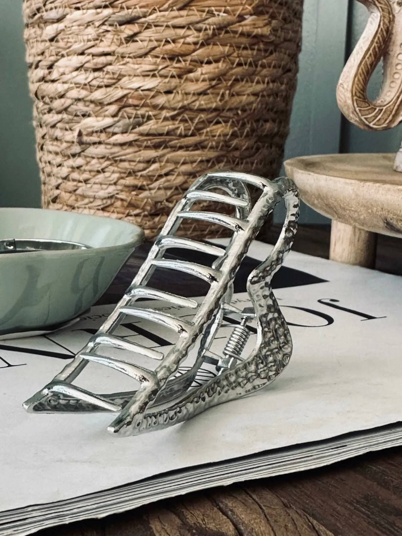 VIAMAJA Til Konfirmanden|Hår Accessories<Hårklemme – Silver heart