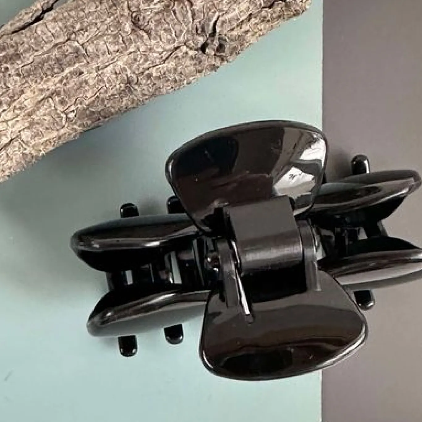 VIAMAJA Restparti|Hår Accessories<Hårklemme Sløjfe Black Shiny
