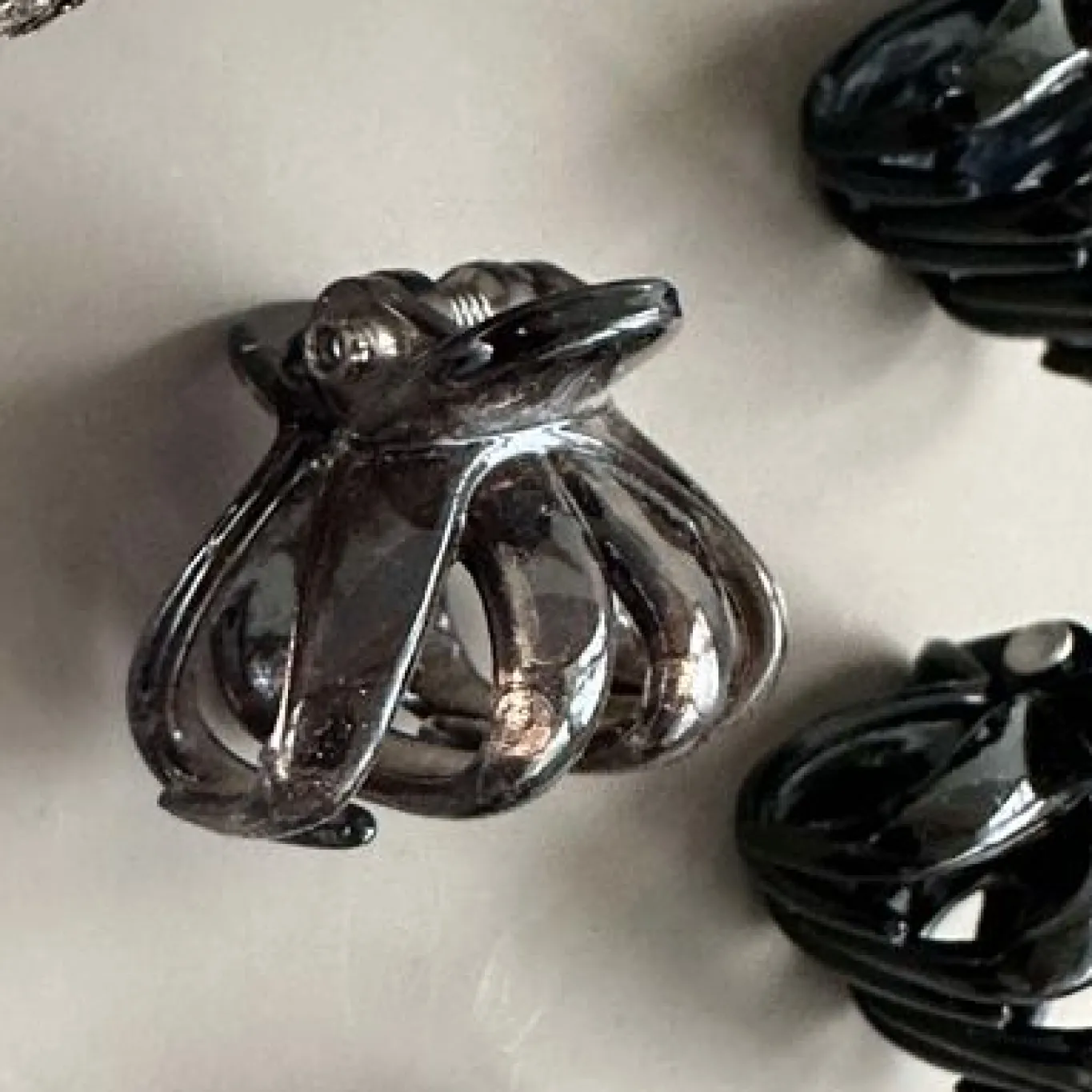 VIAMAJA Hår Accessories<Hårklemmer Black / Thunder - 4 stk