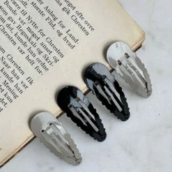 VIAMAJA Hår Accessories<Hårklemmer Mina Black / Grey 4 stk