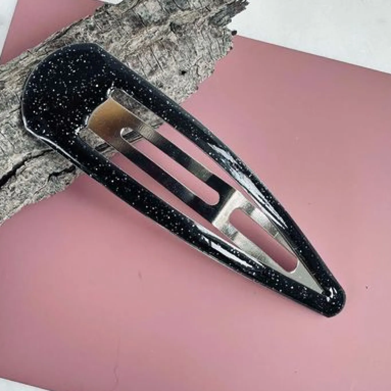 VIAMAJA Hår Accessories<Hårspænde Black Glitter - 1 stk