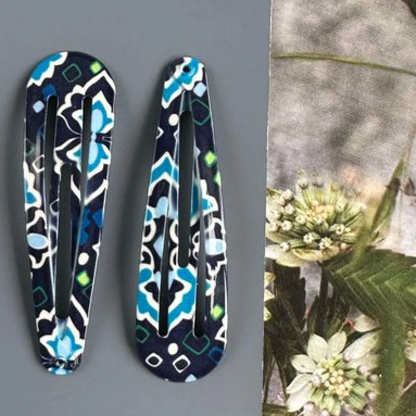 VIAMAJA Hår Accessories<Hårspænder Blue - 2 stk.