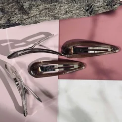 VIAMAJA Hår Accessories<Hårspænder Brown Shimmer - 4 stk.