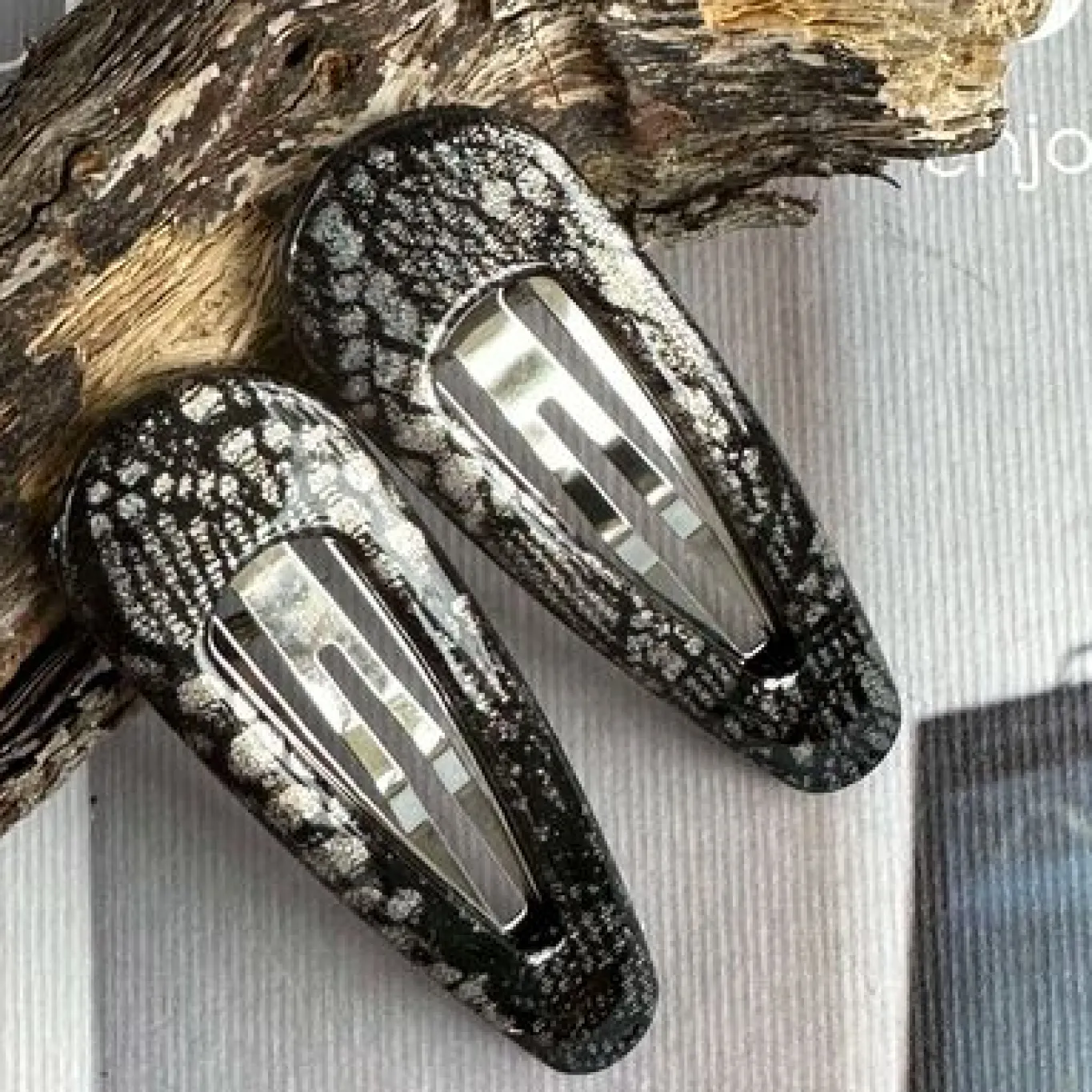 VIAMAJA Hår Accessories<Hårspænder Silver Snake - 2 stk.