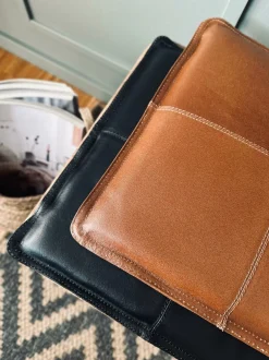 VIAMAJA Puder I Skind|Tæpper Og Puder<Hynde i læder 90 cm - Cognac bøffellæder