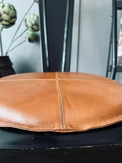 VIAMAJA Puder I Skind|Tæpper Og Puder<Hynde i læder - Cognac Dia 38cm