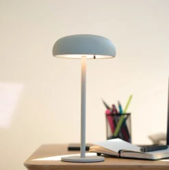 VIAMAJA Lys Og Led|Led Lamper<Isolde LED touch bordlampe. Sort/Beige