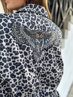 VIAMAJA Jakker<Jakke Leopard Grey