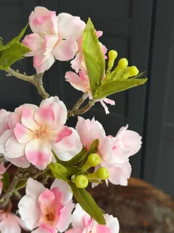 VIAMAJA Blomster<Japansk Kirsebærgren med lys - Rosa