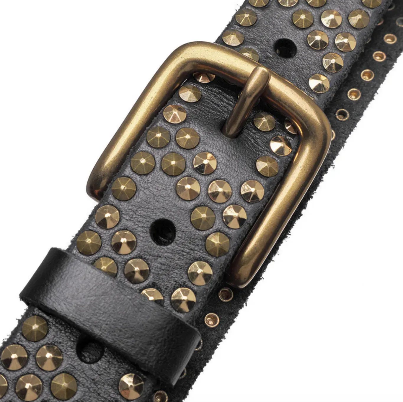 VIAMAJA Bælter<Jeans bælte med nitter - Black / gold