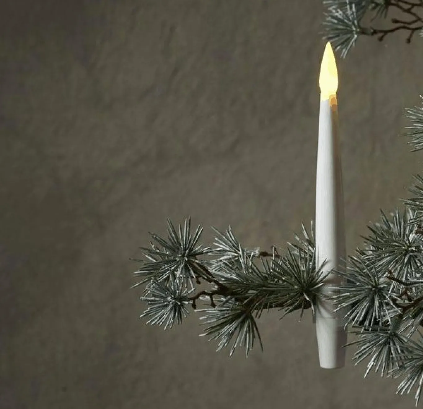 VIAMAJA Lys Og Led|Led Kronelys<Juletræslys sæt m 10stk - H15cm - TILBUD