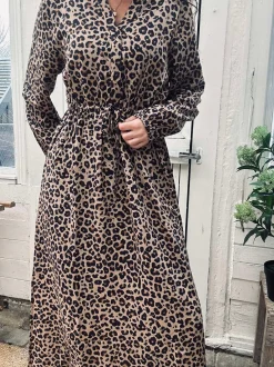 VIAMAJA Kjoler<Kjole Lina Leopard