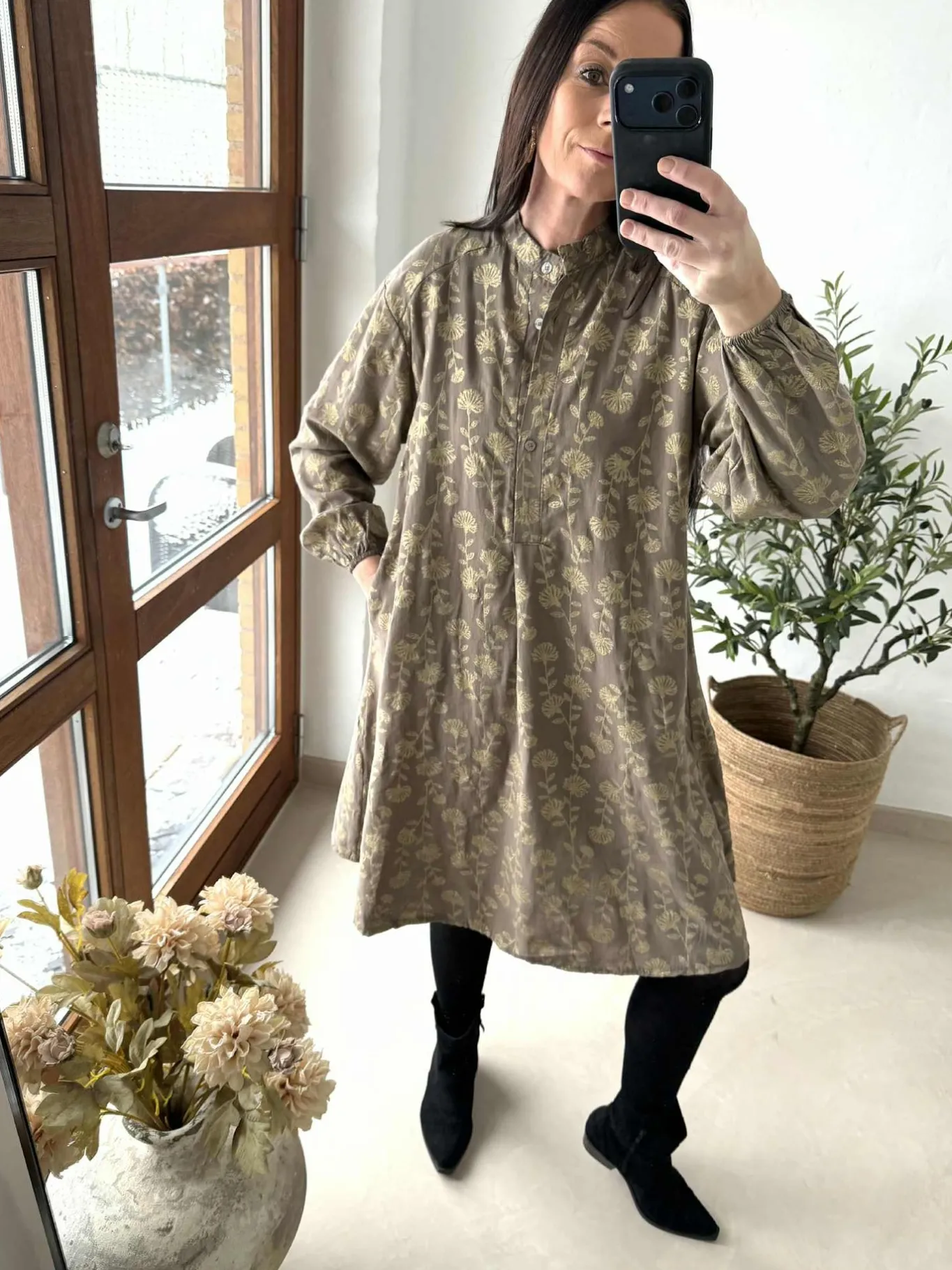 VIAMAJA Kjoler<Kjole med guld print